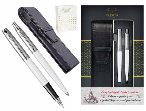 PARKER JOTTER BIAŁY ZESTAW PIÓRO DŁUGOPIS Z GRAWEREM TABLICZKĄ PIÓRNIKIEM PARKER JOTTER BIAŁY ZESTAW PIÓRO DŁUGOPIS Z GRAWEREM TABLICZKĄ PIÓRNIKIEM