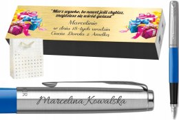 PIÓRO PARKER JOTTER ORIGINALS NIEBIESKIE Z GRAWEREM I TABLICZKĄ ABSOLWENT
