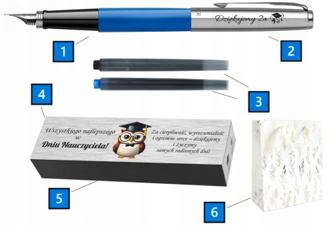 PIÓRO PARKER JOTTER ORIGINALS NIEBIESKIE Z GRAWEREM I TABLICZKĄ ABSOLWENT PIÓRO PARKER JOTTER ORIGINALS NIEBIESKIE Z GRAWEREM I TABLICZKĄ ABSOLWENT