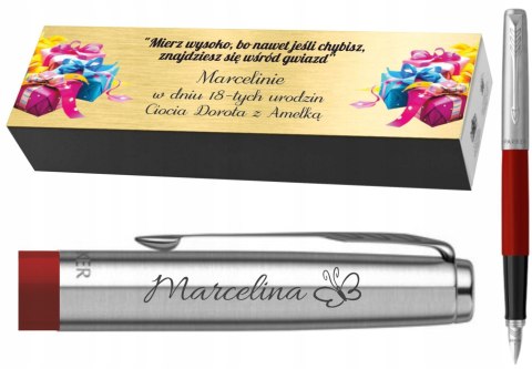 Zestaw Parker Jotter Niebieski z Grawerem SUPER PREZENT dla ABSOLWENTA Zestaw Parker Jotter Niebieski z Grawerem SUPER PREZENT dla ABSOLWENTA