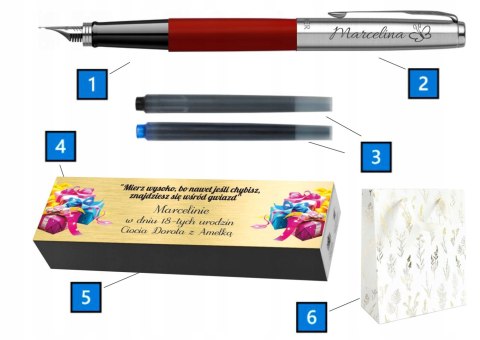 Zestaw Parker Jotter Niebieski z Grawerem SUPER PREZENT dla ABSOLWENTA Zestaw Parker Jotter Niebieski z Grawerem SUPER PREZENT dla ABSOLWENTA