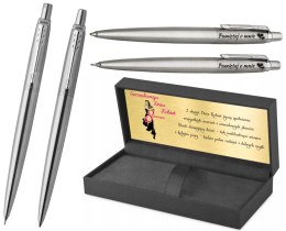 Długopis i Ołówek Parker Jotter z Grawerem na Prezent dla Absolwenta