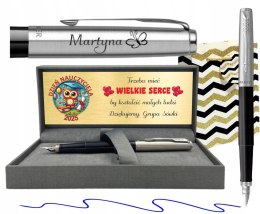 Parker Jotter Czarne Pióro Wieczne z Grawerem SUPER PREZENT dla NAUCZYCIELA
