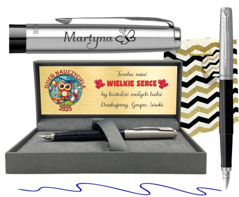 Parker Jotter Czarne Pióro Wieczne z Grawerem SUPER PREZENT dla NAUCZYCIELA Parker Jotter Czarne Pióro Wieczne z Grawerem SUPER PREZENT dla NAUCZYCIELA